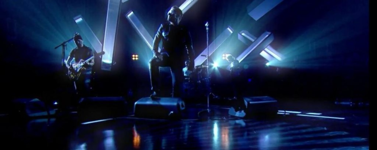 Derni&egrave;re prestation de U2 sur la BBC