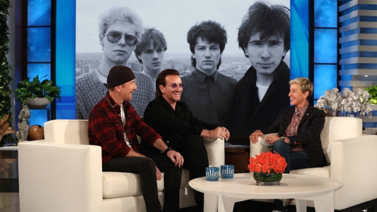 Bono et The Edge chez Ellen DeGeneres